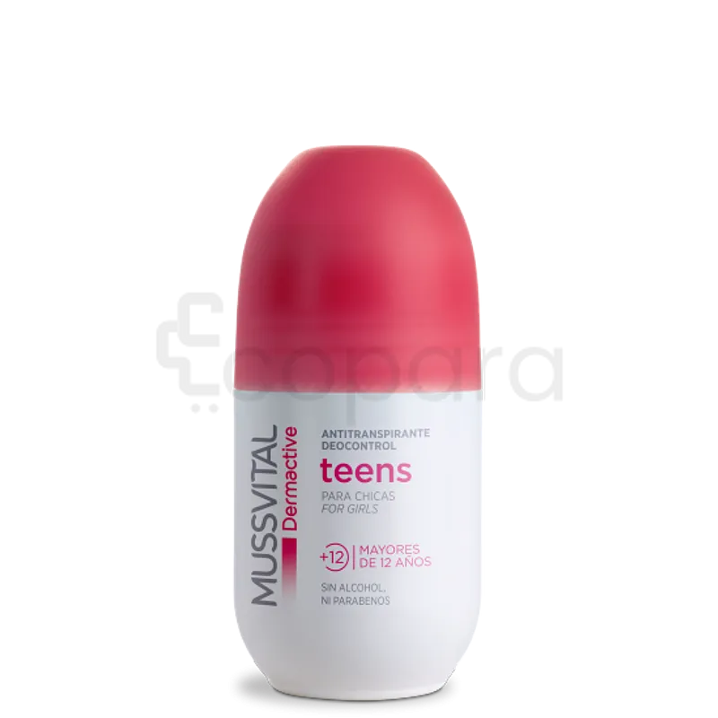 MUSSVITAL DERMACTIVE DEODORANT ROLL TEENS 75ML
