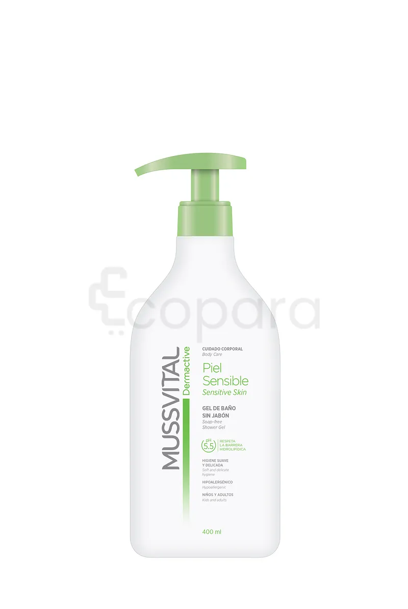 MUSSVITAL DERMACTIVE GEL PEAU SENSIBLE 400ML