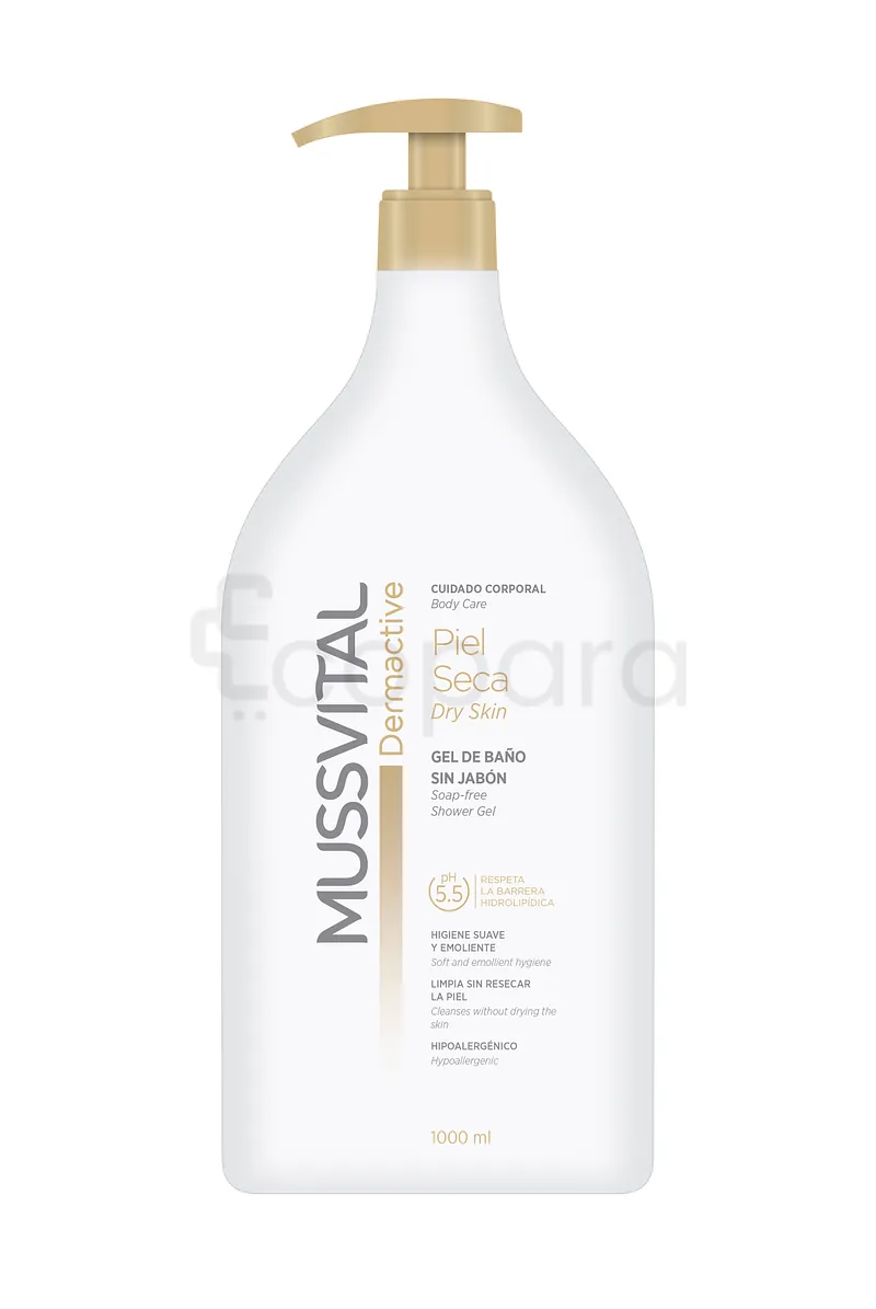 MUSSVITAL DERMACTIVE GEL PEAU SECHE 1000ML