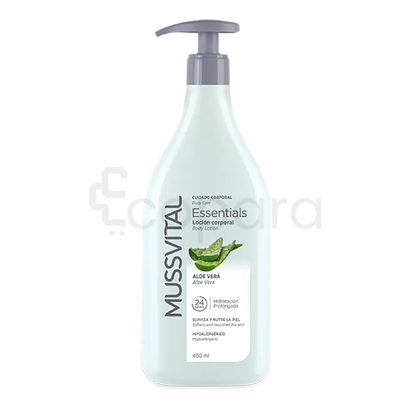 MUSSVITAL ESSENTIALS LOTION CORPOREL ALOE VERA 400ML
