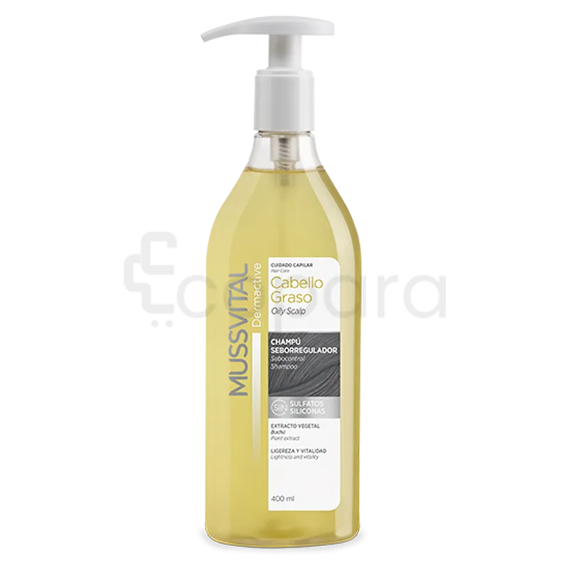 MUSSVITAL DERMACTIVE SHAMPOOING CHEVEUX GRAS 400ML