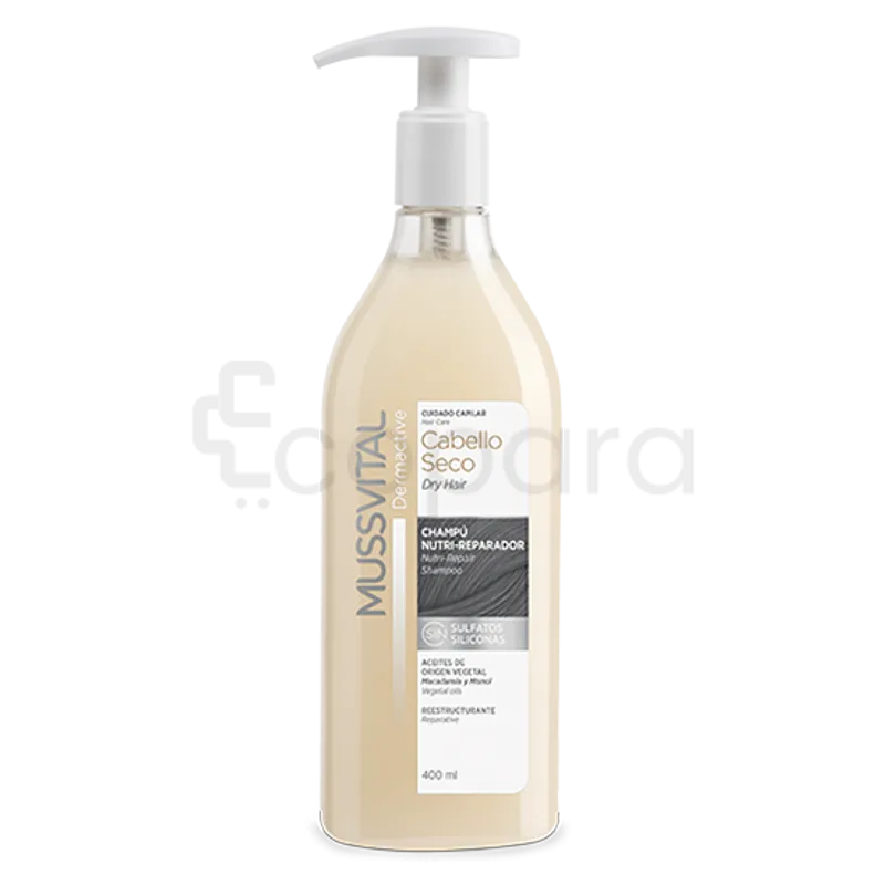 MUSSVITAL DERMACTIVE SHAMPOOING CHEVEUX SECS 400ML