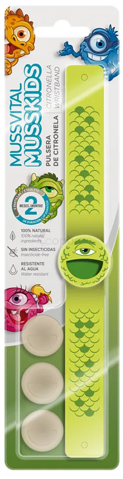 MUSSVITAL MUSSKIDS BRACELET VERDE
