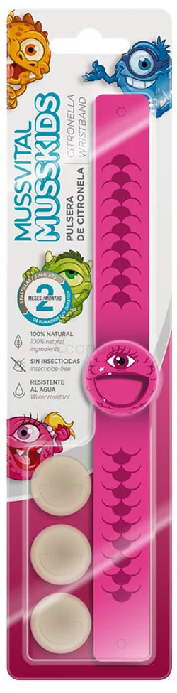 MUSSVITAL MUSSKIDS BRACELET ROSA