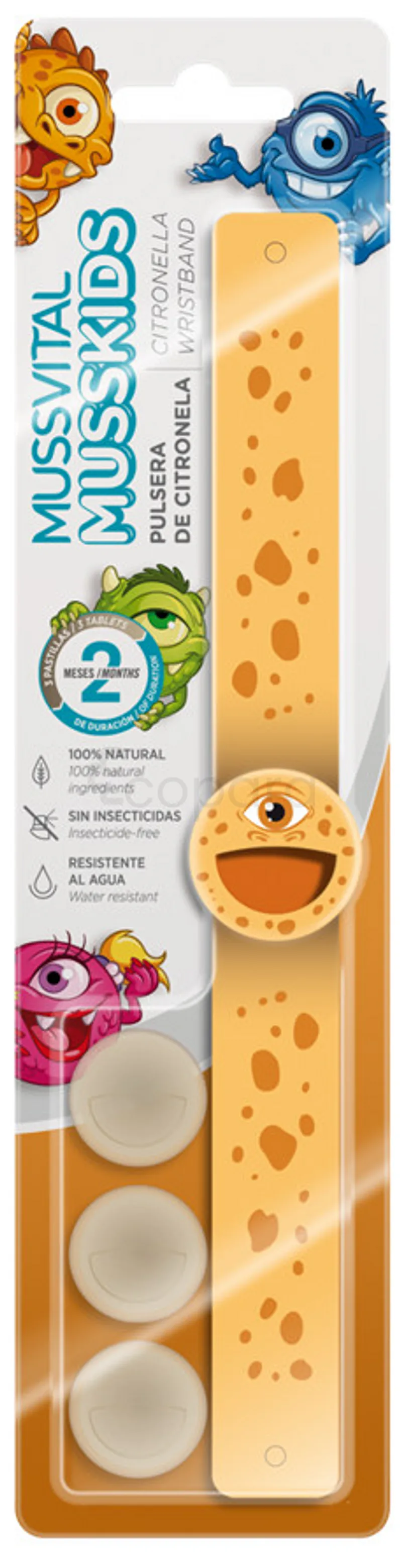 MUSSVITAL MUSSKIDS BRACELET NARANJA