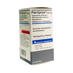 FERRIPROX 500MG BOITE DE 100 COMPRIMES