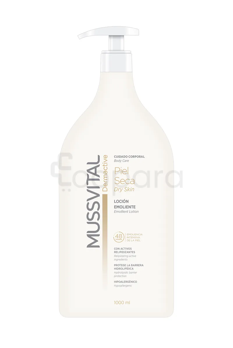 MUSSVITAL DERMACTIVE LOTION EMOLIANTE PEAU SECHE 1000ML
