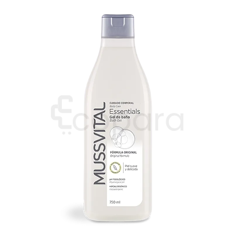 MUSSVITAL ESSENTIALS GEL DE BAIN ORIGINAL 750ML