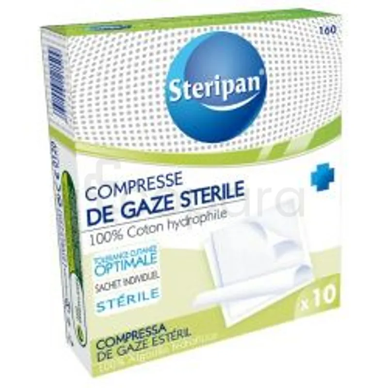 STERIPAN COMPRESSE DE GAZE STERILE 30CM*30CM BOITE DE 10