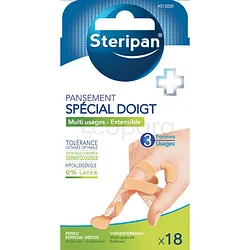 STERIPAN PANSEMENT SPECIAL DOIGT BOITE DE 18