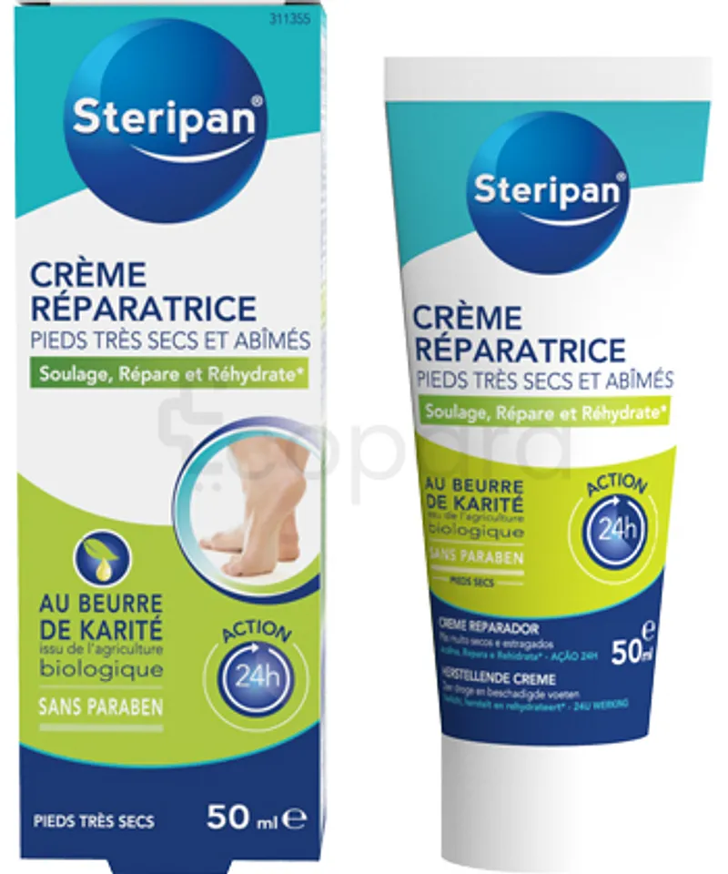 STERIPAN CREME REPARATRICE PIEDS TRES SECS ET ABIMES 50ML