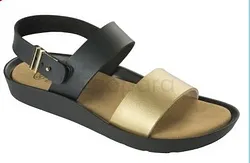 SCHOLL SANDALE MAMORE NOIR DORE TAILLE 38