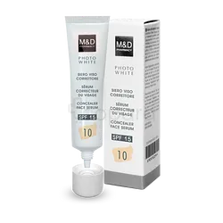 M&D PHOTO WHITE SERUM CORRECTEUR DU VISAGE SPF15 NUMERO 10 30ML