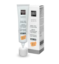 M&D PHOTO WHITE SERUM CORRECTEUR DU VISAGE SPF15 NUMERO 11 30ML