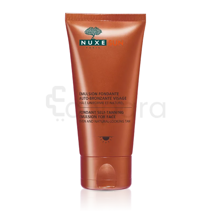 NUXE SUN EMULSION FONDANTE AUTO-BRONZANTE VISAGE 50ML