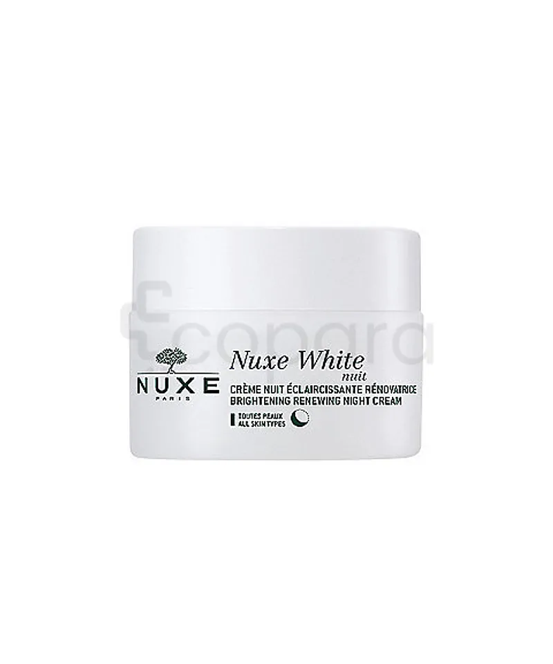 NUXE WHITE NUIT CREME NUIT ECLAIRCISSANTE RENOVATRICE 50ML