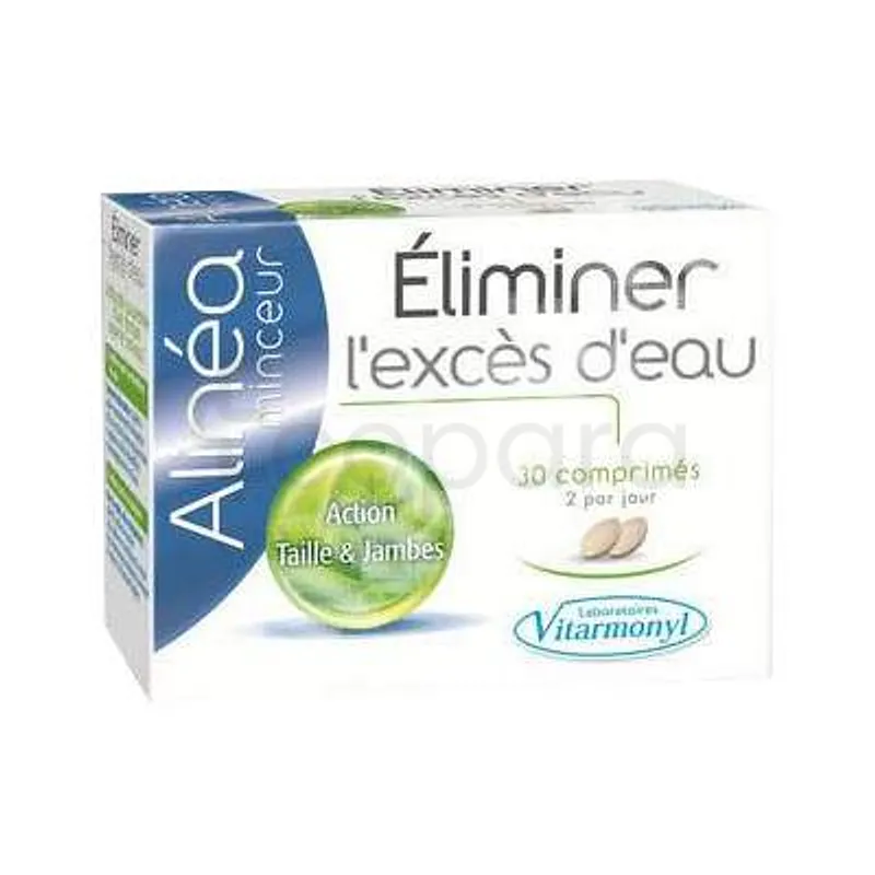 VITARMONYL ALINEA MINCEUR DRAINEUR ELIMINER L'EXCES D'EAU BOITE DE 30 COMPRIMES