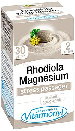 VITARMONYL RHODIOLA MAGNESIUM STRESS PASSAGER BOITE DE 30 GELULES