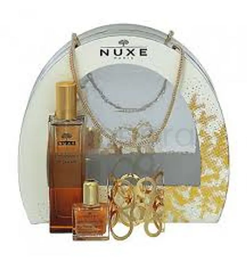 NUXE COFFRET PRODIGIEUX LE PARFUM 50ML + HUILE PRODIGIEUSE OR 10ML + BRACELET OFFERT