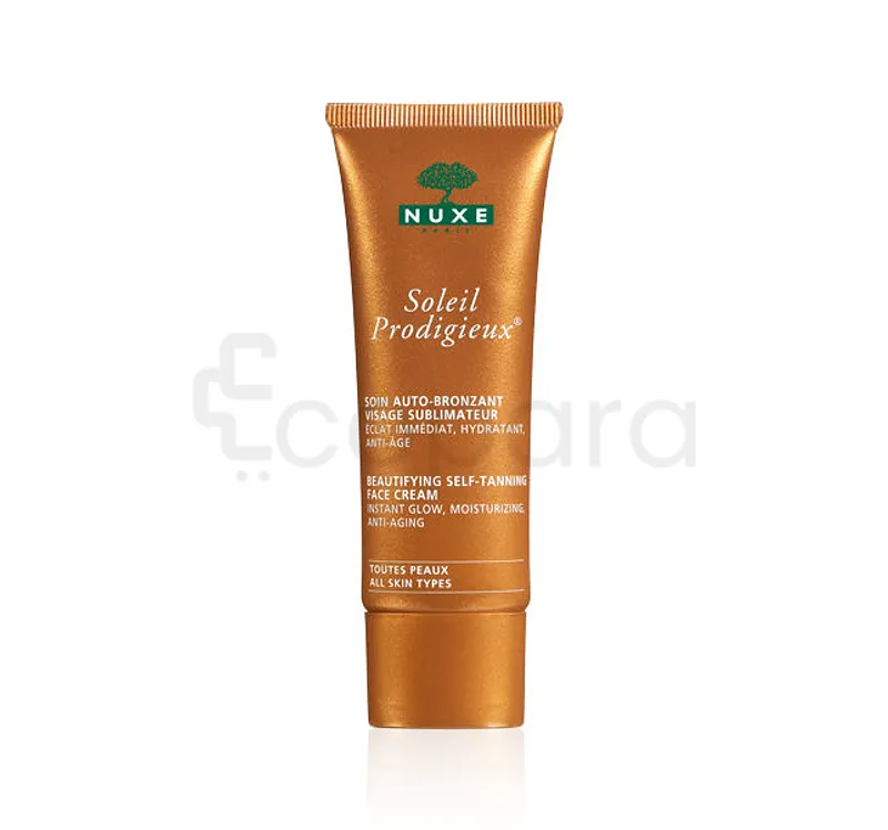 NUXE SOLEIL PRODIGIEUX SOIN AUTO-BRONZANT VISAGE SUBLIMATEUR 40ML