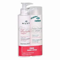 NUXE PACK LAIT DEMAQUILLANT CONFORT 200ML + LOTION TONIQUE DOUCE 200ML