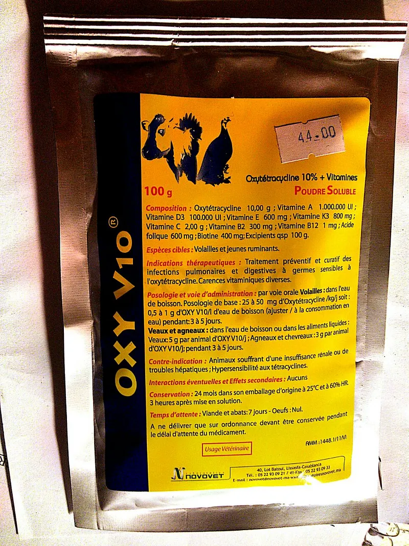 OXY V10 POUDRE SOLUBLE 100G