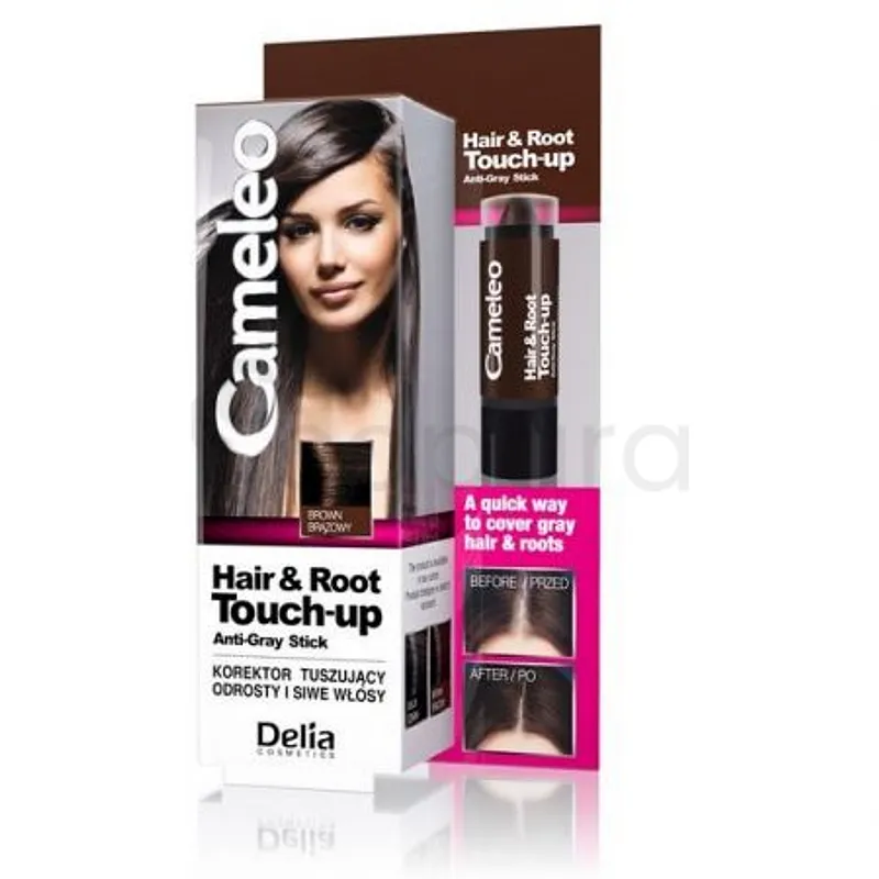 DELIA CAMELEO HAIR ROOT TOUCH-UP STICK CORRECTEUR CHEVEUX MARRON
