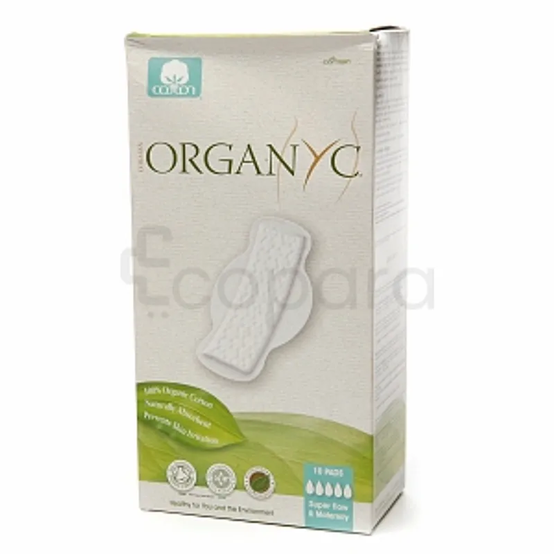 ORGANYC SERVIETTES HYGIENIQUE SUPER FLUX BOITE DE 10