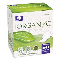 ORGANYC SERVIETTES HYGIÉNIQUE FLUX ABONDANT BOITE DE 10