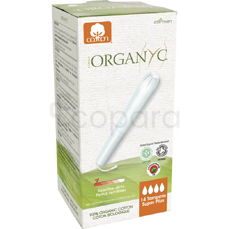 ORGANYC TAMPONS SUPER PLUS BOITE DE 14