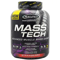 MUSCLETECH MASS TECH PROTEIN STRAWBERRY 3.18KG