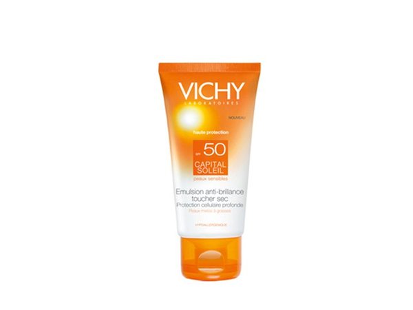 VICHY CAPITAL SOLEIL EMULSION ANTI BRILLANCE TOUCHER SEC SPF50 50ML