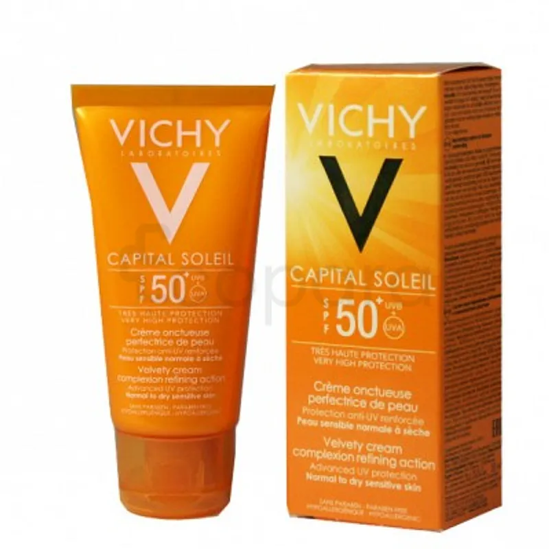 VICHY CAPITAL SOLEIL CREME ONCTUEUSE PERFECTRICE DE PEAU SPF50+ 50ML