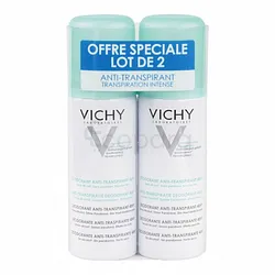 VICHY DEODORANT ANTI-TRANSPIRANT 48H TRANSPIRATION INTENSE AEROSOL 125ML BOITE DE 2