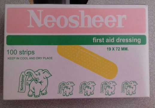 NEOSHEER SPARADRAP 19*72MM BOITE DE 100