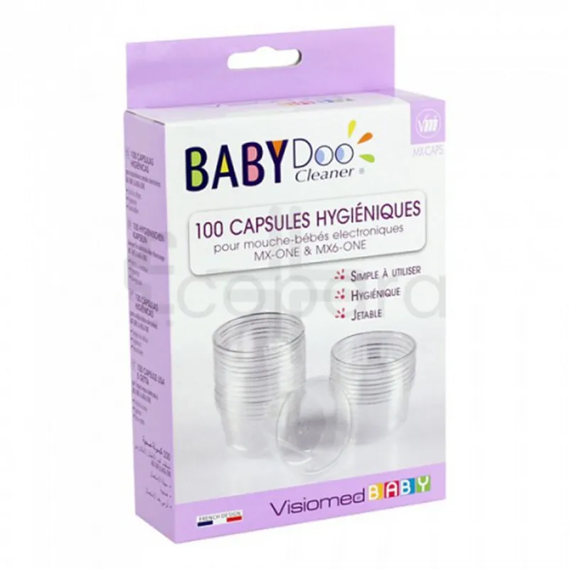 VISIOMED BABYDOO CLEANER CAPSULES HYGIENIQUES JETABLES BOITE DE 100 REFERENCE CAPSMX