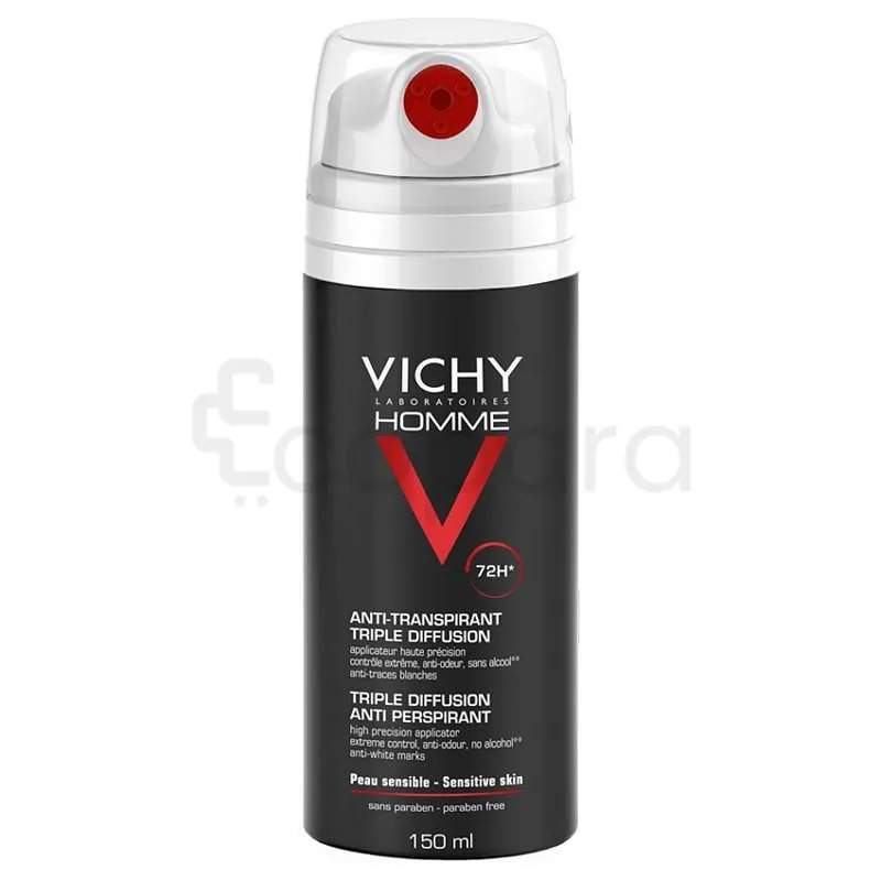 VICHY HOMME ANTI-TRANSPIRANT TRIPLE DIFFUSION 72H AEROSOL 150ML