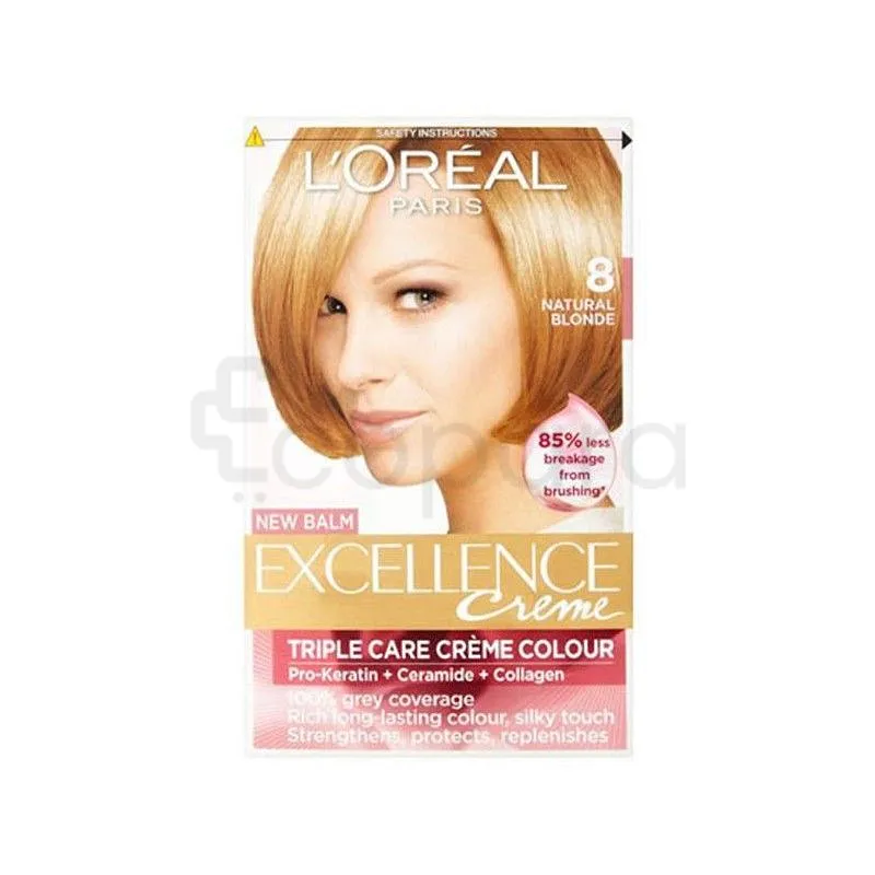 L'OREAL PARIS EXCELLENCE CREME COLORATION CHEVEUX NUMERO 8