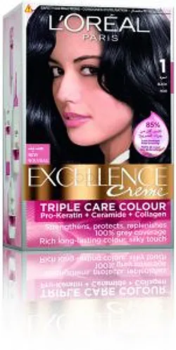 L'OREAL PARIS EXCELLENCE CREME COLORATION CHEVEUX N1