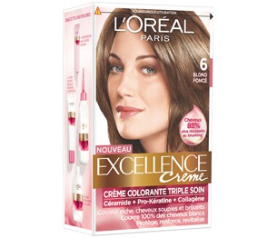 L'OREAL PARIS EXCELLENCE CREME COLORATION CHEVEUX NUMERO 6