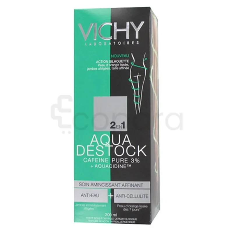 VICHY AQUADESTOCK 2 EN 1 SOIN AMINCISSANT AFFINANT 200ML