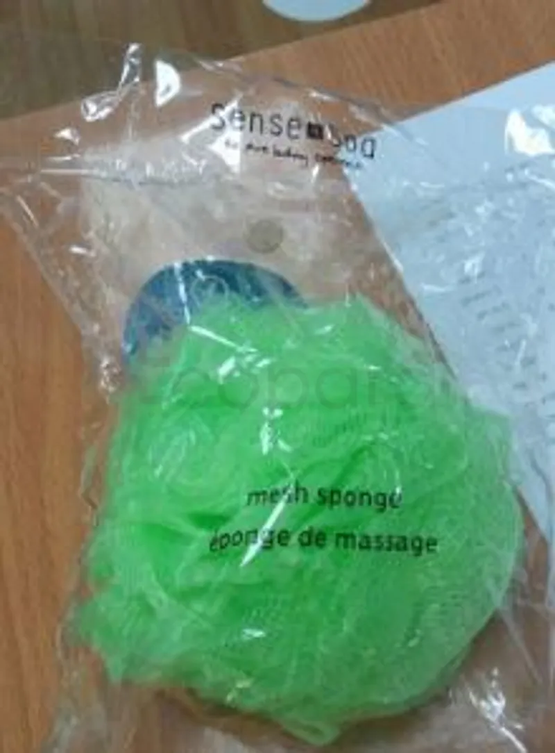 SENSE OF SPA EPONGE DE MASSAGE VERTE MESH SPONGE