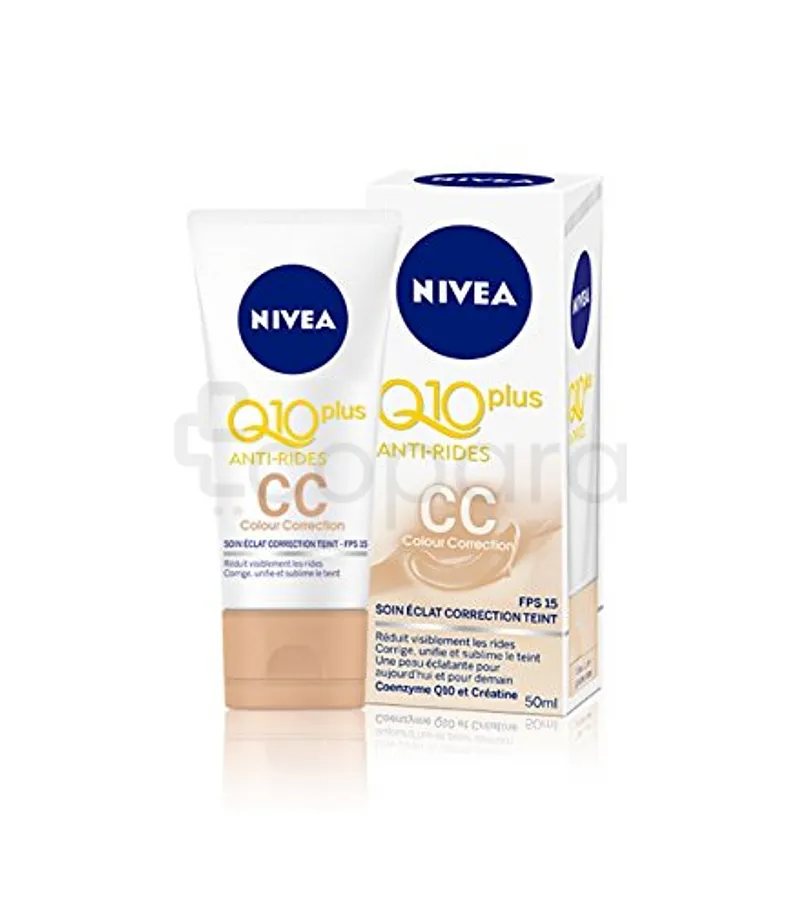 NIVEA Q10 PLUS ANTI-RIDES CC CREAM SOIN ECLAT CORRECTION TEINT 50ML