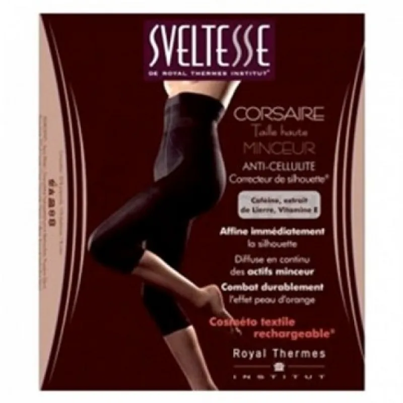 SVELTESSE CORSAIRE TAILLE HAUTE NOIR TAILLE XL