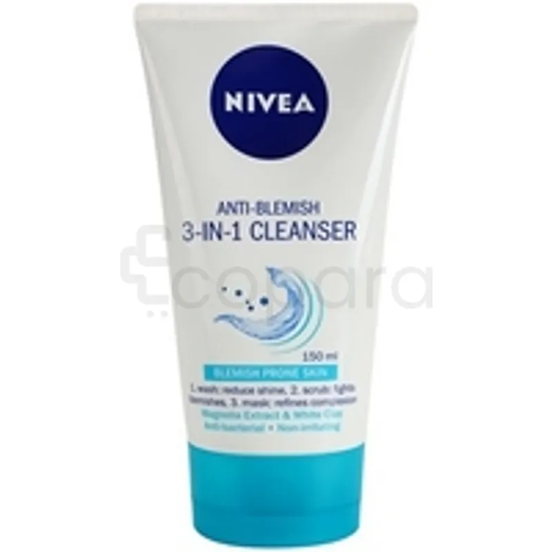 NIVEA GEL NETTOYANT PERUFIANT ANTI-BLEMISH 3 EN 1 CLEANSER 150ML
