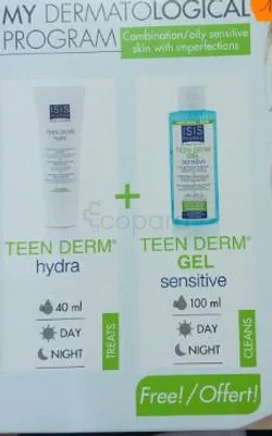 ISISPHARMA PACK TEEN DERM HYDRA 40ML + TEEN DERM GEL SENSITIVE 100ML OFFERT