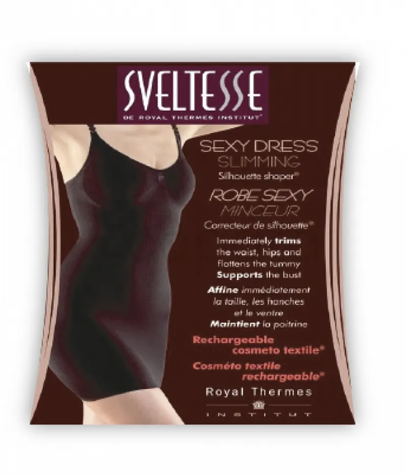 SVELTESSE ROBE SEXY MINCEUR NOIR TAILLE M