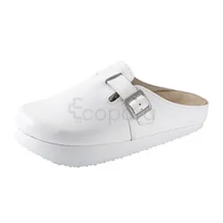 SVELTESSE SABOT CUIR BLANC TAILLE 41