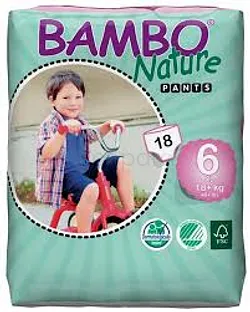 BAMBO NATURE CULOTTE D'APRENTISSAGE +18KG TAILLE 6
