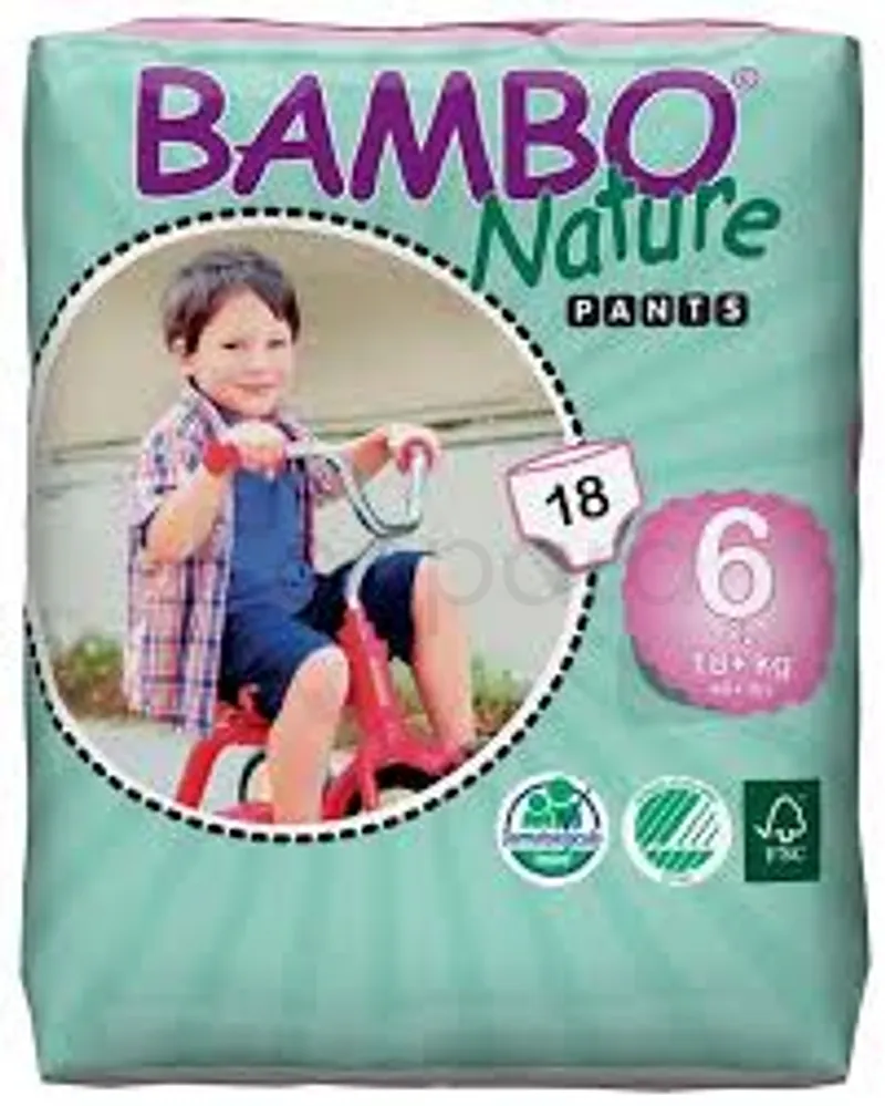 BAMBO NATURE CULOTTE D'APRENTISSAGE +18KG TAILLE 6